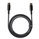 Baseus Tungsten USB Type C to USB Type C Data Charging Cable 100W, 2m, Black | Lādētājvads Datu Pārraides Kabelis
