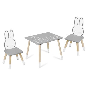 Bērnu galds ar diviem krēsliem Ricokids RC-847 Bunny | Kids Table with Two Chairs