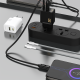 Dudao A27MaxCEU PD QC 35W USB-A USB-C sienas lādētājs ar USB-C kabeli – melns