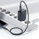 Acefast A29 2x USB Type C GaN Portable Wall Charger Adapter 50W, Black | Ātrās Uzlādes Ierīce Lādētājs Adapters