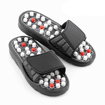 Akupresūras akupunktūras pēdu masāžas čības , 42/43 (L) | Reflexology Foot Massage Slippers