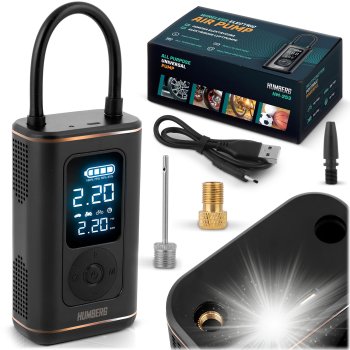 Bezvadu gaisa kompresors Humberg HM-253 ar 2500 mAh akumulatoru