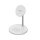 Tech-Protect QI15W-A39 2in1 MagSafe uzlādes stacija – melna