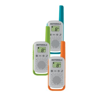 Motorola Talkabout Walkie Talkie T42 Triple-Pack | Rāciju 3x Komplekts