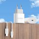 Dudao A14EUC PD 20W USB‑C sienas lādētājs ar kabeli – balts