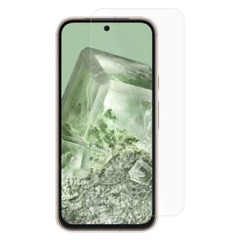 Google Pixel 8a - Aizsargstikls (Šaurs līdz Izliekumiem) | Tempered Glass Screen Protector