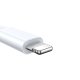 Joyroom S-IW007 3‑in‑1 USB‑A magnētiskā uzlādes kabelis – Lightning 1,2 m – balts