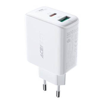 Acefast Fast Wall Charger 32W , White | Adapters Sienas Lādētājs