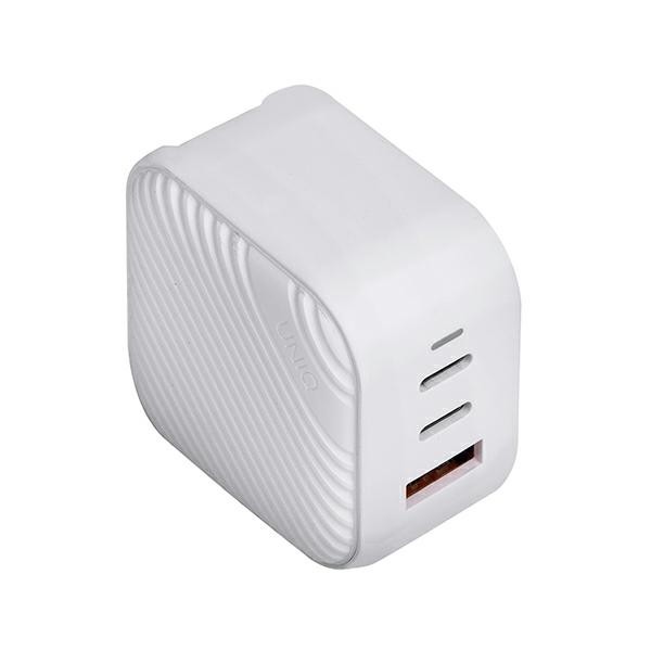 Uniq Verge Pro 66W GaN USB-C sienas lādētājs ar USB-C – balts (1)