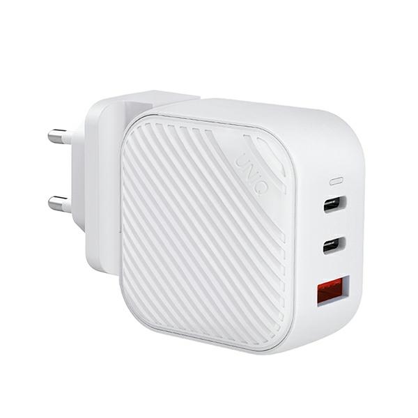 Uniq Verge Pro 66W GaN USB-C sienas lādētājs ar USB-C – balts (2)