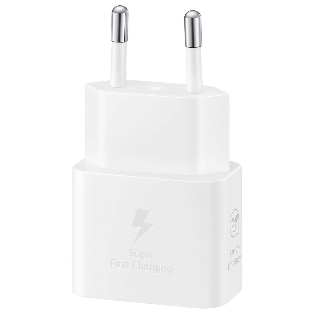 Samsung EP-T2510NWEGEU 25W SFC USB-C GaN sienas lādētājs – balts (0)