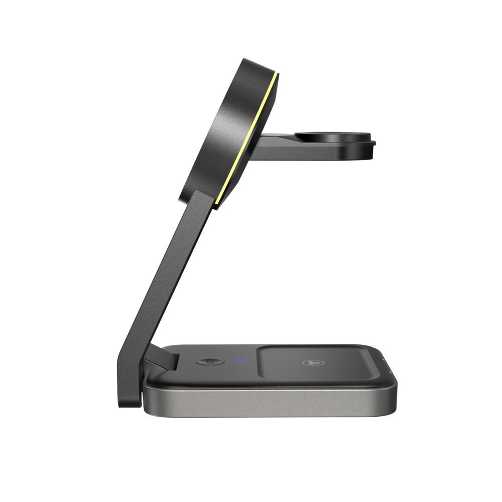 Tech-Protect QI15W-A28 MagSafe 3‑in‑1 induktīvā lādētāja stacija ar statīvu viedtālrunim / Apple Watch /... (1)