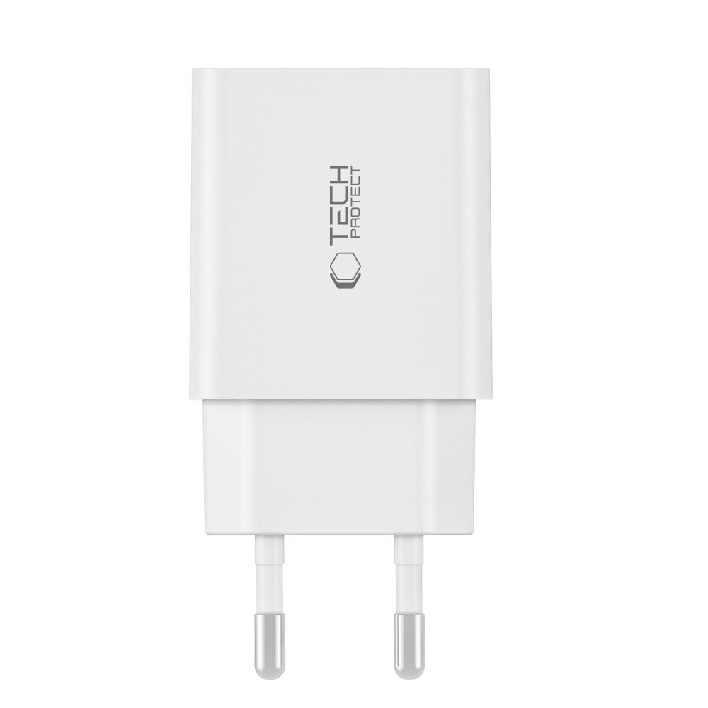 Tech-Protect NC30W lādētājs USB‑C PD 30W / USB‑A QC 3.0 – melns (1)