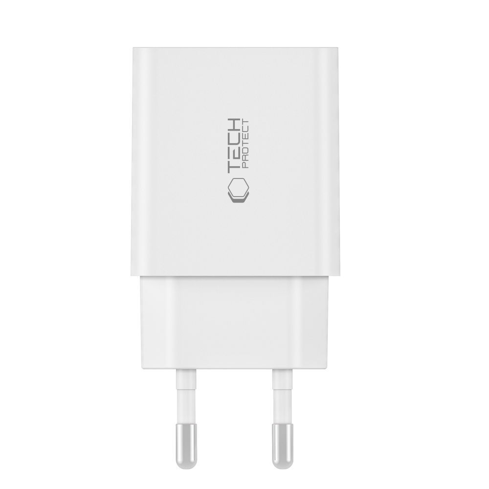 Tech-Protect C35W lādētājs 2x USB-C PD 35W - balts (0)