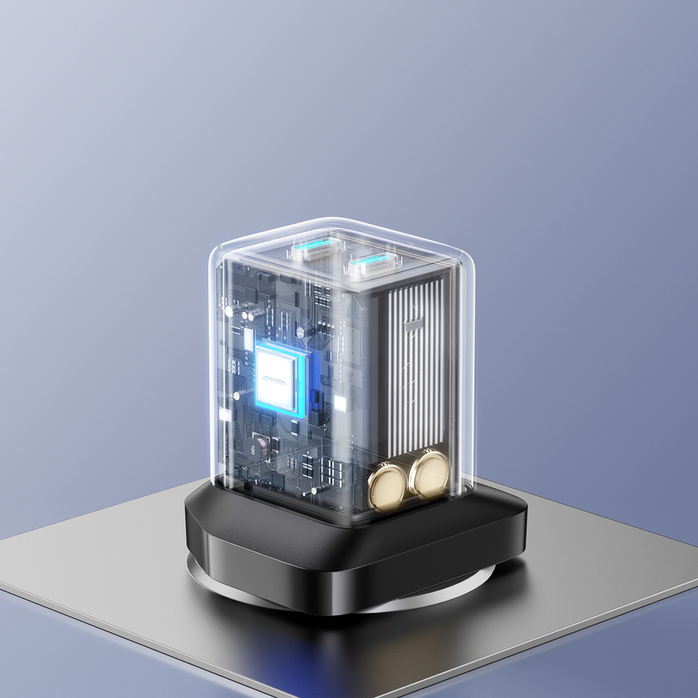 Joyroom JR-TCG17 45W 2 x USB-C sienas lādētājs (UK kontaktdakša) – melns (1)