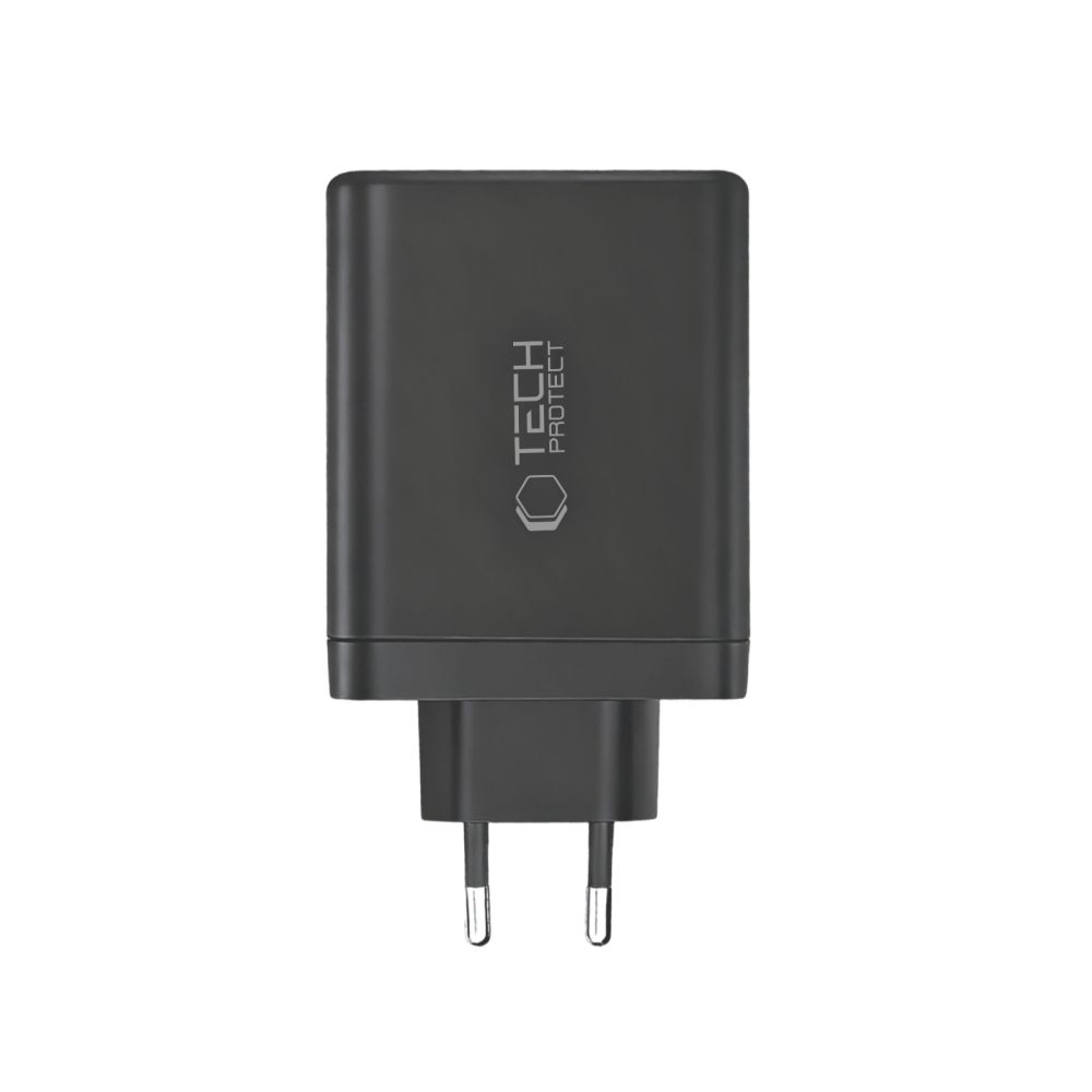 Tech-Protect NC140W-GAN 4-portu 140W sienas lādētājs – melns (2)
