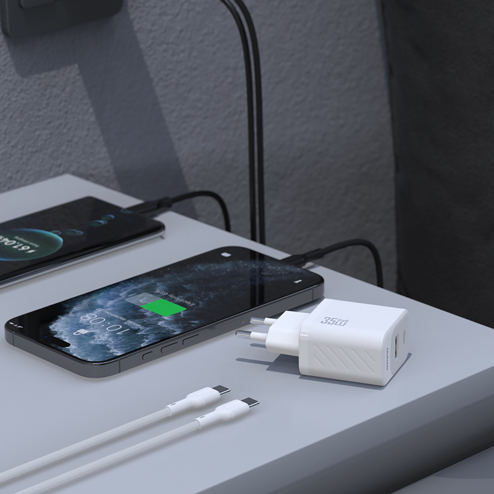 Dudao A27 Max 35W GaN sienas lādētājs – balts (2)