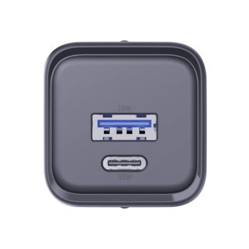3mk Hyper Charger PD 33W GaN QC4+ PPS AFC FCP SCP 1A1C sienas lādētājs – melns