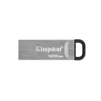 Kingston DataTraveler Kyson 128GB USB 3.0 zibatmiņa, sudraba