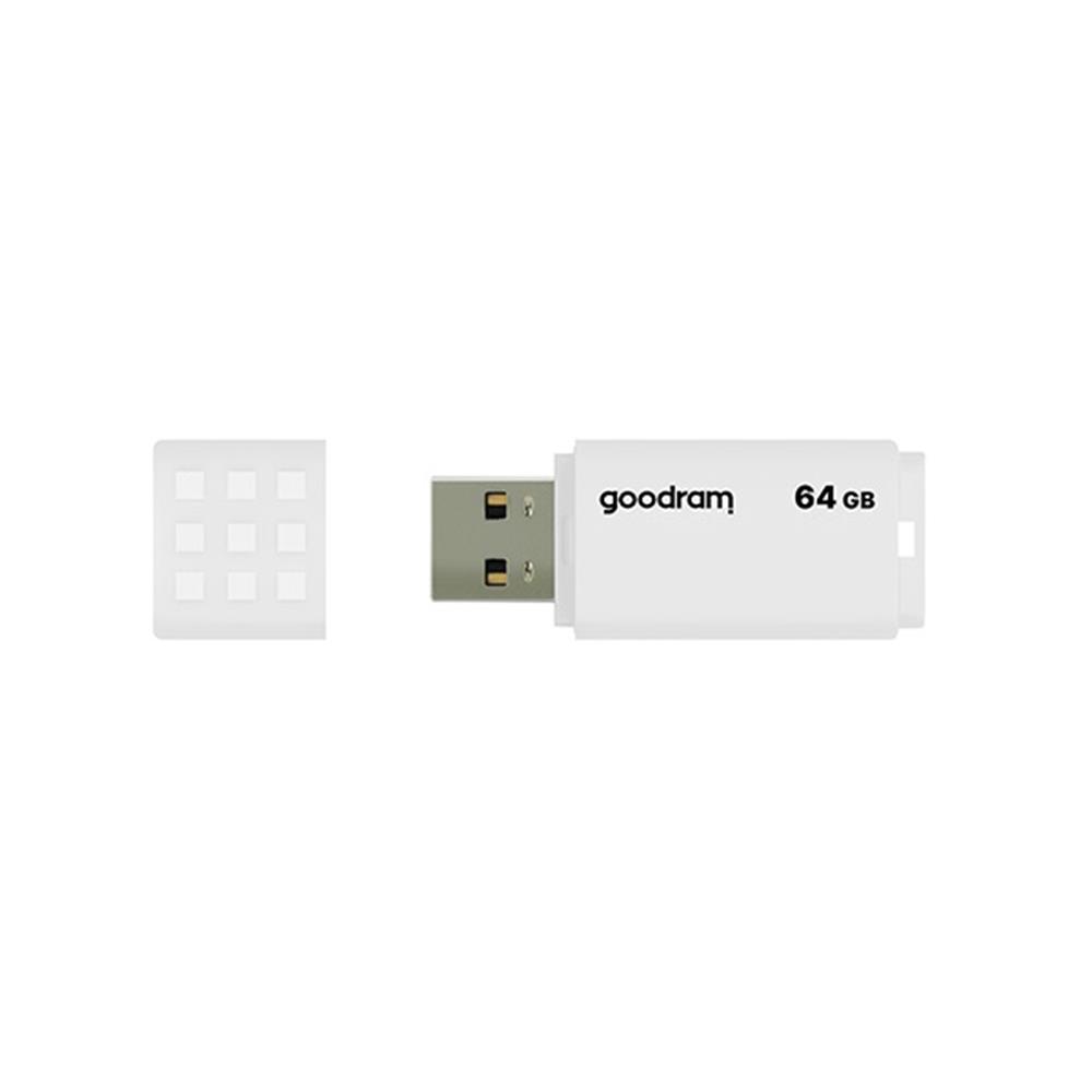 Zibatmiņa Goodram UME2 64GB USB 2.0, balta (1)