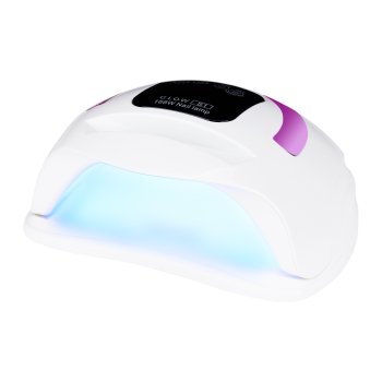 UV/LED manikīra un pedikīra lampa GLOW S1 168 W, rozā (36 LED, Dual LED, ar taimeri)