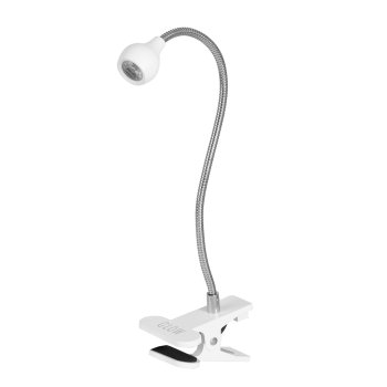 UV manikīra galda lampa Glow Snake 3 W, Balta (395 nm, ar elastīgu turētāju)