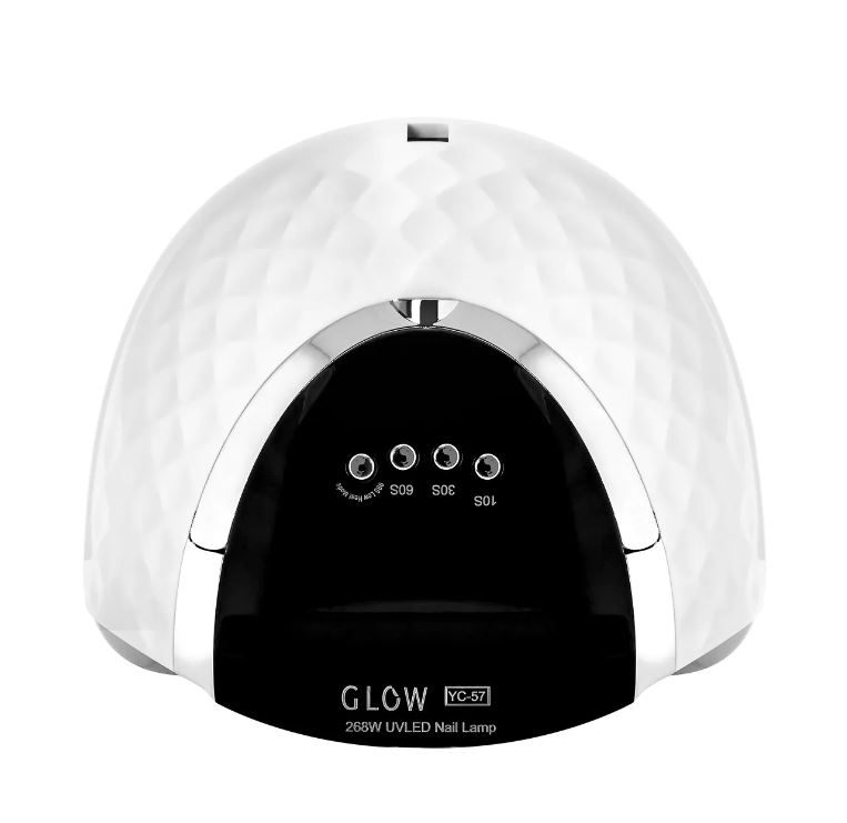 UV/LED manikīra un pedikīra lampa Glow YC57 268 W, Balta (57 LED, Dual LED, Low Heat Mode, ar taimeri) (2)