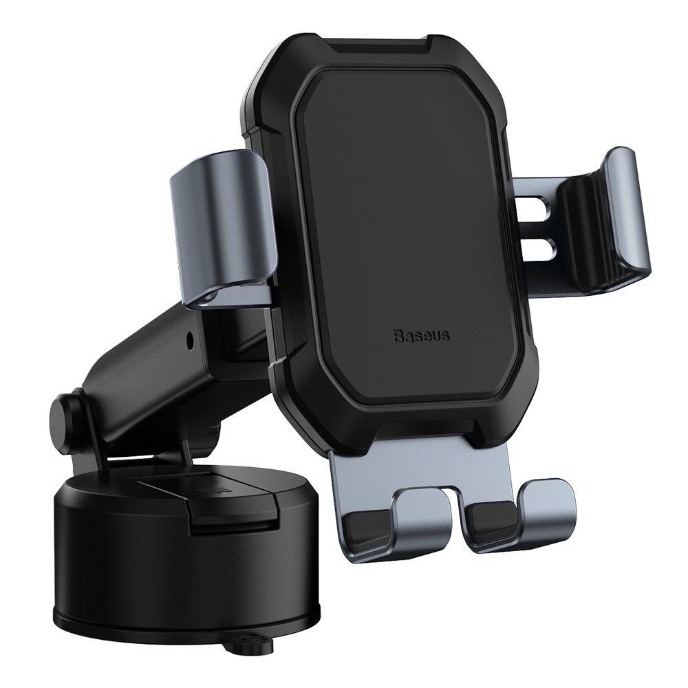 Baseus Gravity Car Mount Dashboard Windshield Phone Bracket Holder, Black | Automašīnas Telefona Turētājs (0)