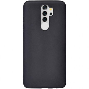Xiaomi Redmi Note 8 Pro Matte TPU Case Cover Shell, Black | Telefona Macņš Vāciņš Apvalks Maks Bampers