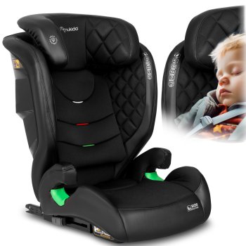 Nukido Louis ISOFIX Bērnu autokrēsliņš 15-36 kg, Melns | Kids Car Seat