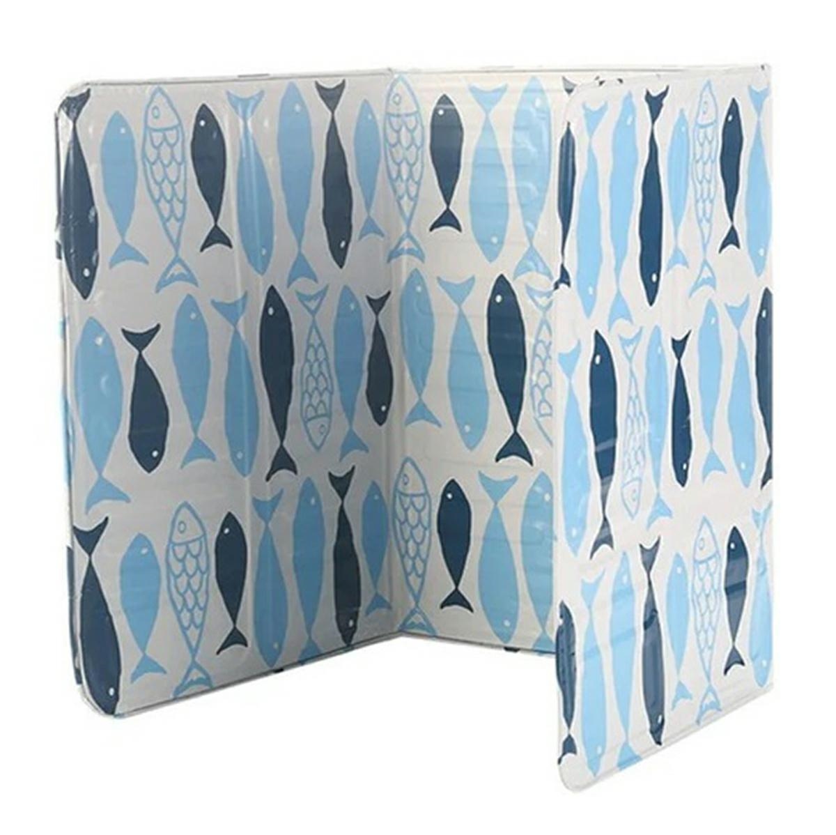 Alumīnija aizsargājošs ekrāns/paklājiņš pret šļakatām, taukiem, eļļu virtuves plītīm, 83x39cm, Zils | Aluminum Protective Screen Mat