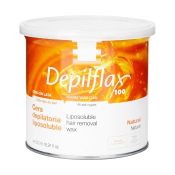 Depilācijas vasks bundžā DEPILFLAX 100 500ml, dabīgs