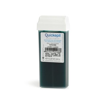 Depilācijas vasks rullītī Quickepil jutīgai ādai 110 g, Azulēns