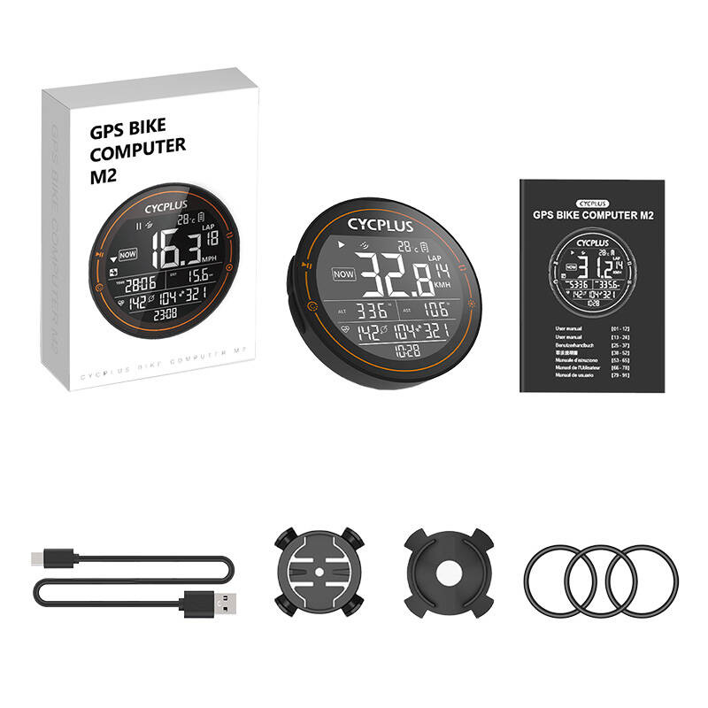 Velodators Cycplus M2 GPS ANT+ Bluetooth 2.5" Displejs IPX6 (1)