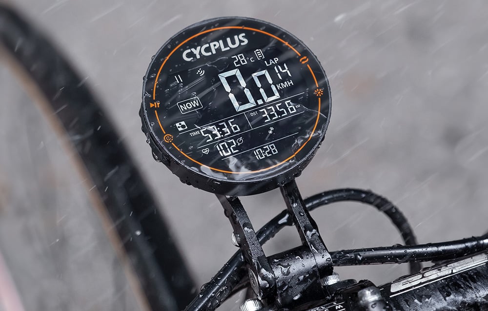 Velodators Cycplus M2 GPS ANT+ Bluetooth 2.5" Displejs IPX6 (3)
