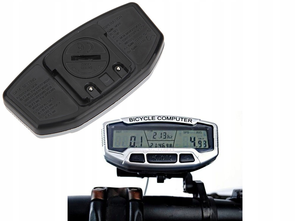 Velosipēda Riteņa Ūdensizturīgs Skaitītājs LCD Spidometrs Ātruma Mērītājs (28 funkcijas) | Bicycle Waterproof... (1)