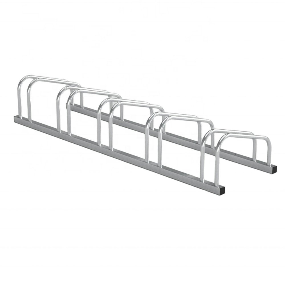 Velosipēdu statīvs 5 vietām, metāla, grīdas un sienas montāžai (1)