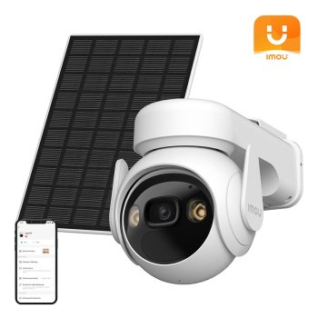 IMOU Cell PT Lite Kit Grozāma Āra WiFi Kamera ar Saules Paneli 3MP