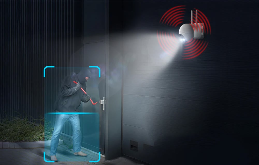 Bezvadu āra novērošanas kamera ieGeek ZS-GX1S 3MP WiFi 5200mAh (2)