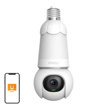 IMOU Bulb Cam 5MP Viedā WiFi Kamera un Spuldze E27
