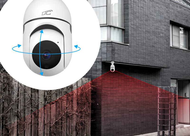 WiFi grozāmā kamera Spuldze E27 PTZ IP 3Mpix LTC VISION (2)