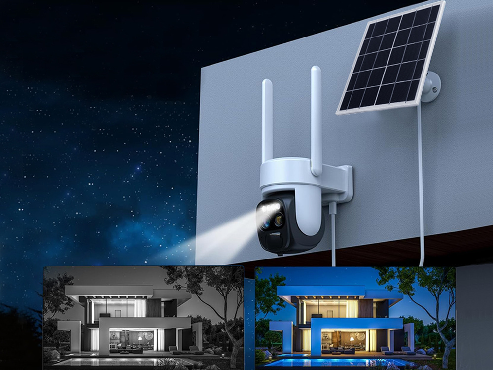 Grozāma āra Wi-Fi kamera ar saules paneli, 10x tālummaiņu un kustības detektoru IP66 (3)