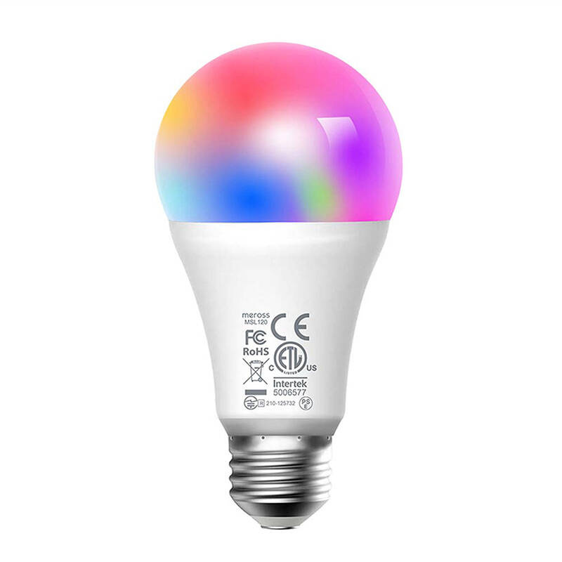 Viedā WiFi LED Spuldze Meross MSL120EU RGB Regulējama 9W (0)