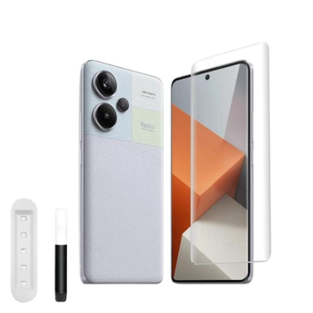 Ekrāna Aizsargstikls ar UV Līmi priekš Xiaomi Redmi Note 13 Pro+ Plus | Liquid Glass UV Screen Protector