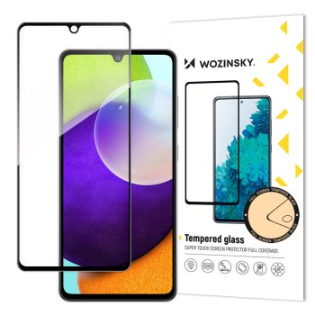 5D Aizsargstikls Samsung Galaxy A33 5G (SM-A336), Melns Pilna Pārklājuma (Tempered Glass)