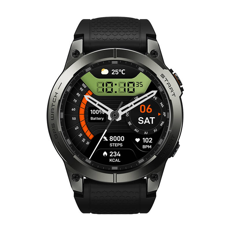 Zeblaze Stratos 3 Pro viedpulkstenis (melns) | Smartwatch (Black) (3)