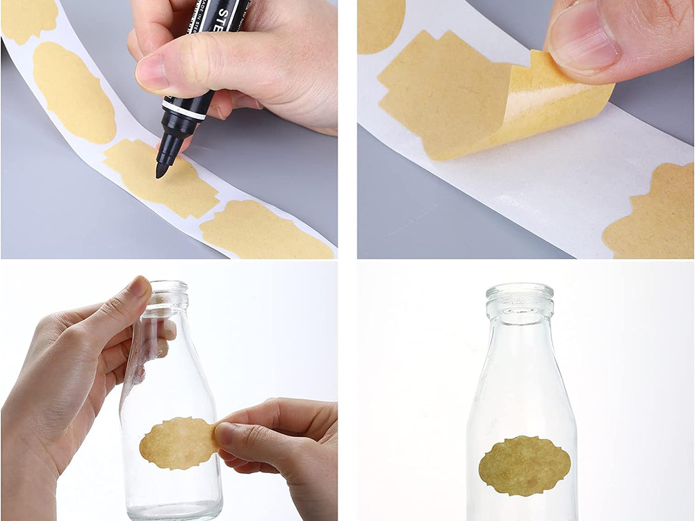 Pašlīmējošās etiķešu uzlīmes, 250 gab., 5×3 cm (4)