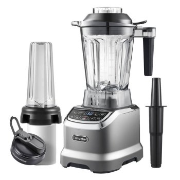 Stacionārais blenderis AMZCHEF ZM5003-GA 1800W ar pudeli Pelēks