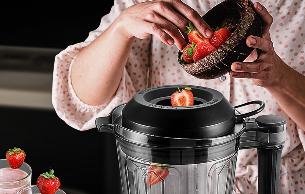 Stacionārais blenderis AMZCHEF ZM5003-GA 1800W ar pudeli Pelēks (3)
