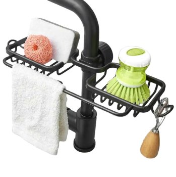 Virtuves plaukts, organizators uz jaucējkrāna | Kitchen Shelf Organizer for Faucet
